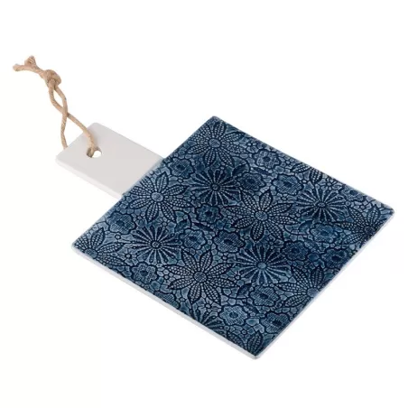 Tagliere Quadrato Grande Blu - L'oca Nera