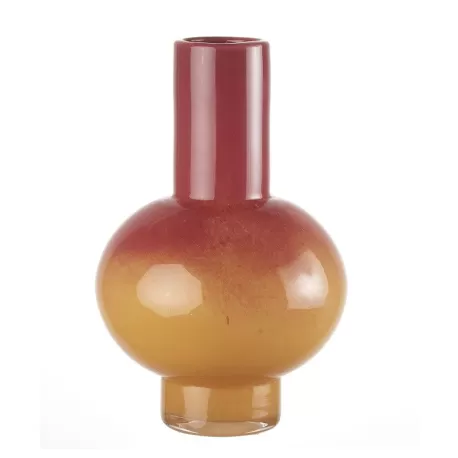 Vaso basso Cm. 19x30 h. - L'oca Nera