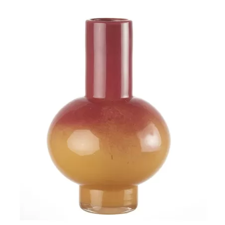 Vaso basso Cm. 19x30 h. - L'oca Nera