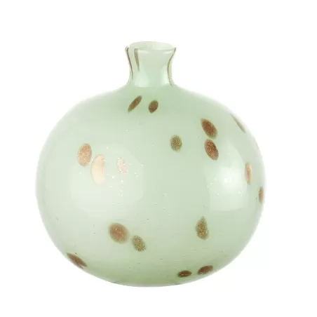 Vaso basso Cm. 20x20,5 h. - L'oca Nera