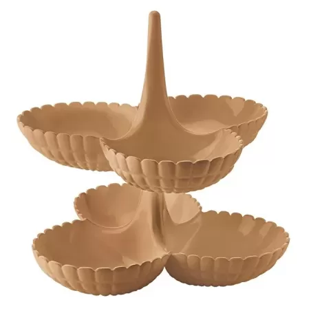 Set 2 antipastiere 'tiffany' terracotta - Guzzini