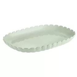 Vassoio a servire grande tiffany verde malva - Guzzini