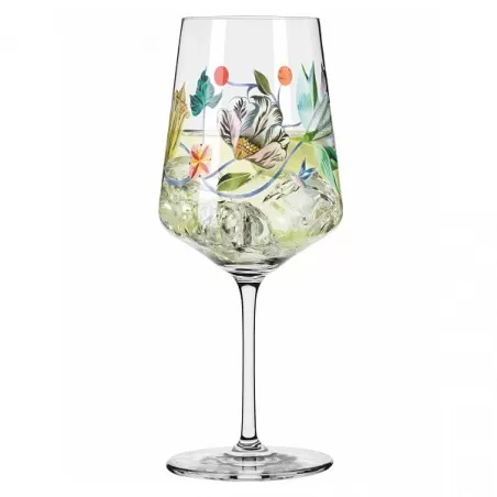 Calice Aperitivo Hugo "Sommertau 8" Olaf Hajek - Il corteggiamento del colibri - Ritzenhoff