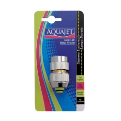 Presa rapida ottone cromato 12/15