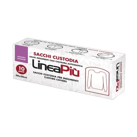 Sacchi salvaindumenti Pz.10 Cm.40x50