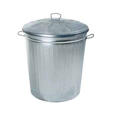 Bidone zincato Lt.18 H. 32 Cm.
