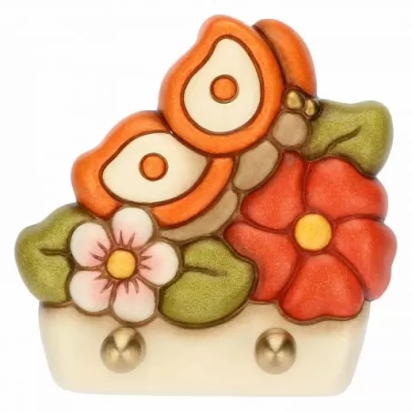 Portastrofinacci con 2 ganci Fiore in Fiore - Thun