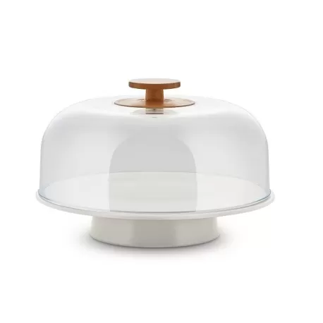 Mattina, Alzata con campana Warm Grey - Alessi