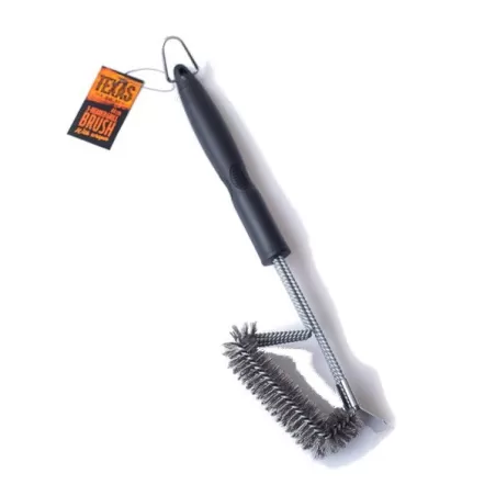 Spazzola verticale 2 in 1 con raschietto Cm. 44 per la pulizia della griglia - Texas Club