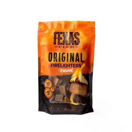 Accenditore bio original 50 pezzi - Texas Club