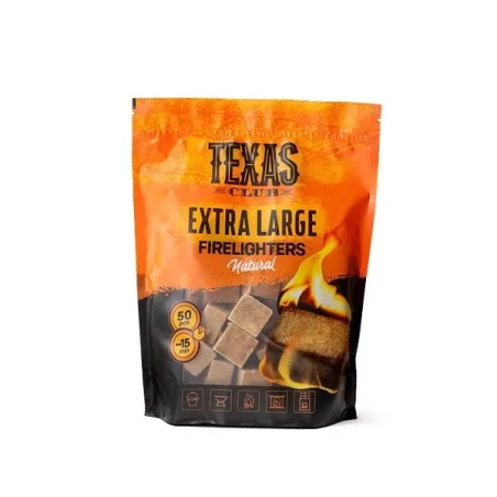 Accenditore bio XL 50 pezzi - Texas Club