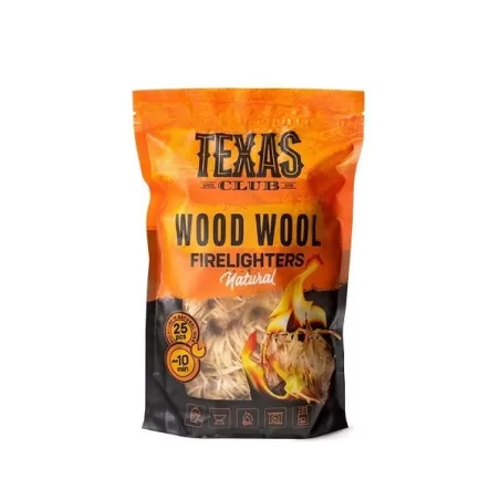 Accenditore bio Wood Woll 25 pezzi - Texas Club