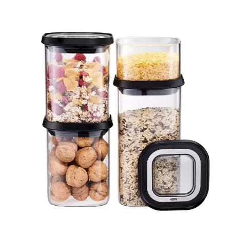 Set barattolo per le scorte pantry, 4 pezzi - Gefu