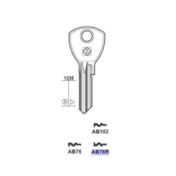 Chiave, Abus - AB76R - Silca