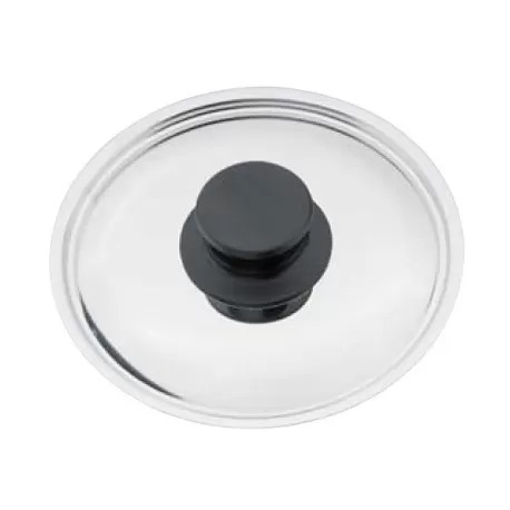 Coperchio in acciaio inox con cravatta Cm.32