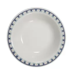 Piatto fondo tulipano blu