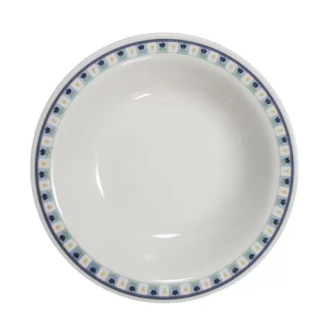 Piatto fondo tulipano blu