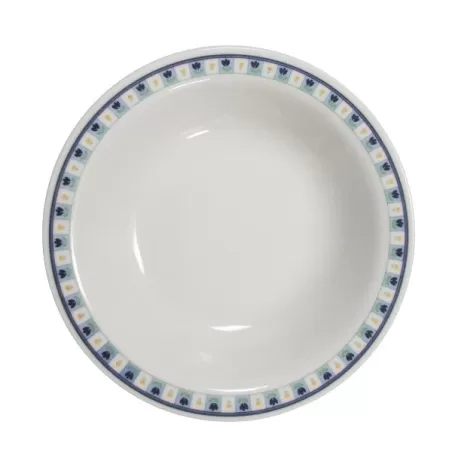 Piatto fondo tulipano blu