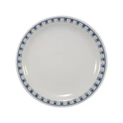 Piatto frutta 21 tulipano blu