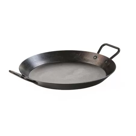 Padella doppio manico in accaio di carbonio Cm.47,75xØ38,1x 6,80 - Lodge