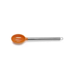 Cucchiaione forato Cm.33 silicone orange