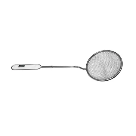 Schiumarola inox Cm.14 m/plast