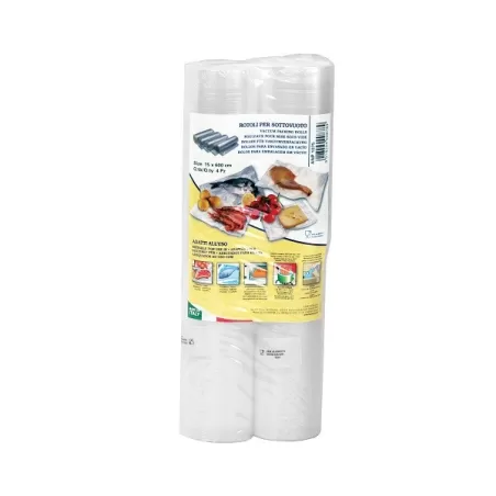 Rotoli sottovuoto Pz.4 goffrato H.15x6Mt.