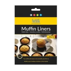Muffin Liner Set of 12, Fodera per muffin Cm.5 - NoStik