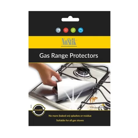 Gas Range Protector Set of 4 Heavy Duty, Protezione per cucine a gas - Set di 4 p.z Cm.27x27 - NoStik