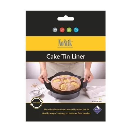 Cake Tin Liner Round, Rivestimento rotondo per torta Cm.24-26 - NoStik