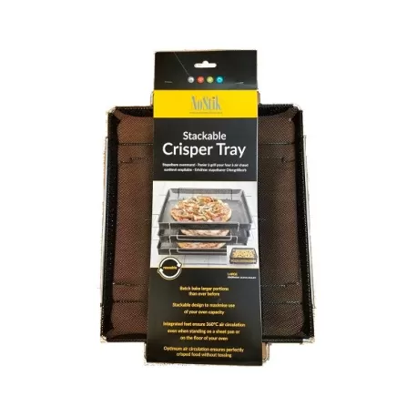 Stackable Crisper Basket, Vassoio per forno impilabile Cm.32x42x7 - NoStik