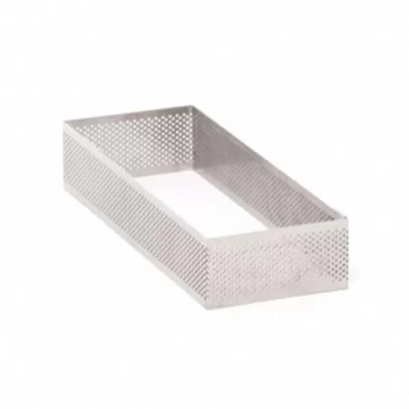 Rettangolo microforato 10x29x3,5 h cm inox - Decora