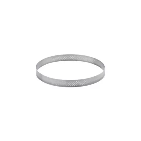 Anello microforato Ø 8x3,5 h cm inox - Decora