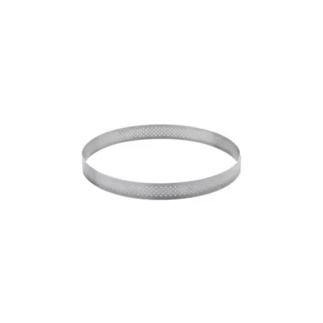 Anello microforato Ø 8x3,5 h cm inox - Decora