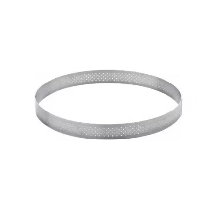 Anello microforato Ø 18x3,5 h cm inox - Decora