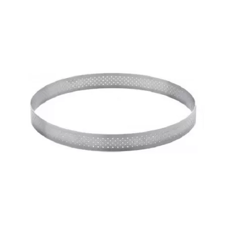 Anello microforato Ø 20x3,5 h cm inox - Decora
