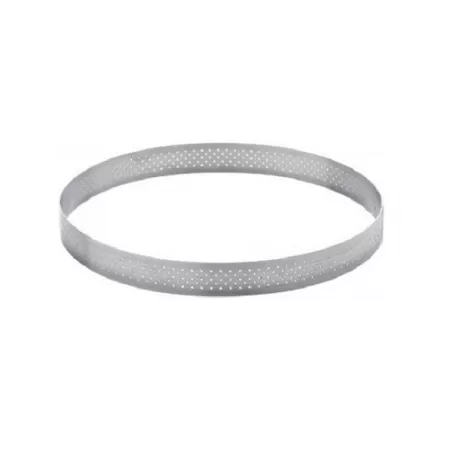 Anello microforato Ø 20x3,5 h cm inox - Decora