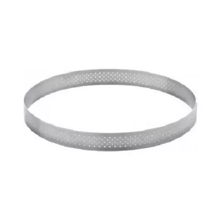 Anello microforato Ø 24x3,5 h cm inox - Decora