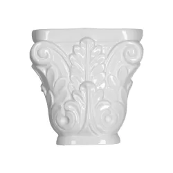 Leopoldina, Umidificatore capitello Cm. 16x16x5 - La Porcellana Bianca