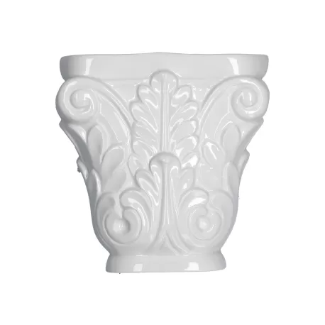 Leopoldina, Umidificatore capitello Cm. 16x16x5 - La Porcellana Bianca