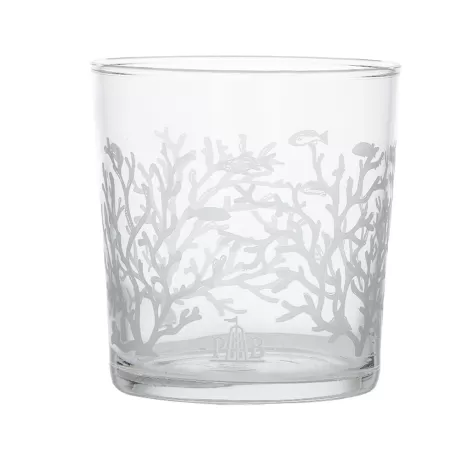 Babila, Bicchiere corallo - La Porcellana Bianca