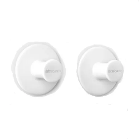 Set 2 ganci porta asciugamani, Balance, White - Brabantia