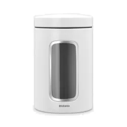 Window Canister 1.4L, Bianco - Brabantia