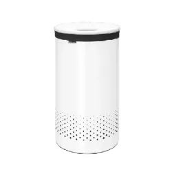 Laundry Bin 60L, coperchio in plastica Bianco, Bianco - Brabantia