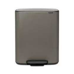 Bo Pedal Bin, 2x30L, Platinum - Brabantia