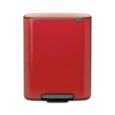 Bo Pedal Bin, 2x30L, Passion Red - Brabantia