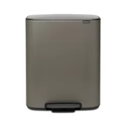 Bo Pedal Bin, 60L, Platinum - Brabantia