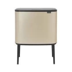 Bo Touch Bin, 3 x 11L, Champagne - Brabantia