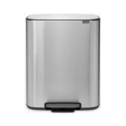 Bo Pedal Bin, 60L, anti-impronte, Inox Satinato FPP - Brabantia