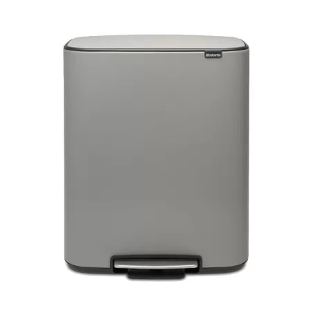 Bo Pedal Bin, 60L, Mineral Concrete Grey - Brabantia
